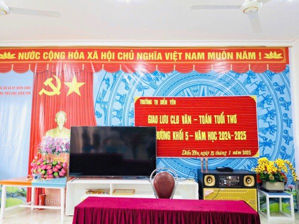 GIAO LƯU CLB VĂN - TOÁN TUỔI THƠ